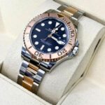 2024 Rolex Yacht-Master 37 “Silver Surfer” COMPLETE SET Rhodium Dial 268622 (copper rim)