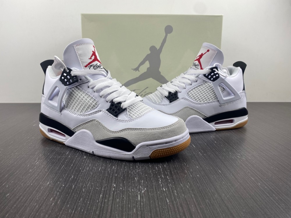 Jordan 4th Generation Nike SB x Air Jordan  Alliance SB White Clay Yellow - Image 5