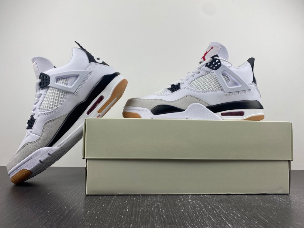 Jordan 4th Generation Nike SB x Air Jordan  Alliance SB White Clay Yellow - Image 3