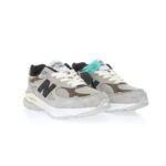Gray 991v2 Suede and Mesh Sneakers | NEW BALANCE