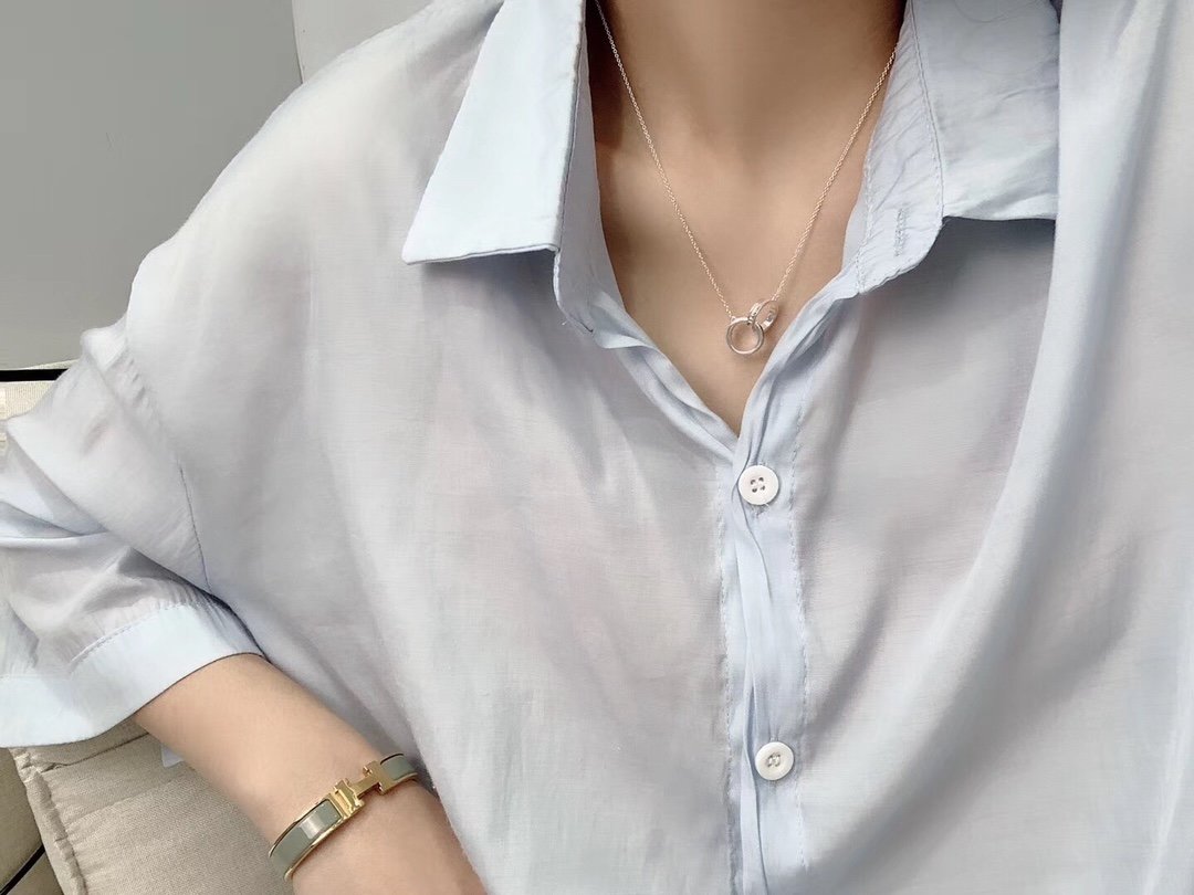 A neutral necklace, parentsesi paper necklace for both men and women. Long necklace with large paper tags. Inlaid imported zircon. Handsome items. Both men and women can enter. See the picture of the craftsmanship, blingbling style. Perfect ZP details 9 - Image 5