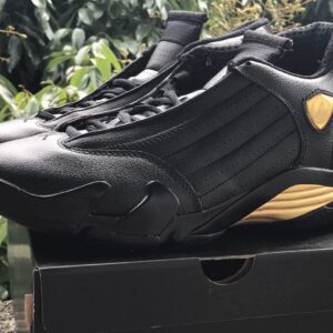 Air Jordan 14 XIV DMP Black Gold Finals Olympic OVO 897563-900 Mens Sz 12