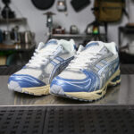 ASICS Gel-Kayano 14 Cream Denim Metallic Blue Men's Sizes 1203A537-102 BRAND NEW