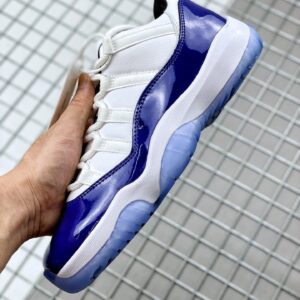 AIR JORDAN 11 XI RETRO LOW CONCORD SKETCH WHITE AH7860-100 Womens