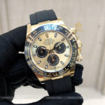 Rolex Cosmograph Daytona 40 M116518LN-0048 116518LN-0048 18ct Yellow Gold Champagne Dial black