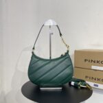 Handbags are made of imported original cowhide, high-end quality, gift bag invoice, size 20cm green