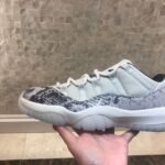 Nike Air Jordan 11 Retro Low LE Kids 'Light Bone Snakeskin' CD6847-002