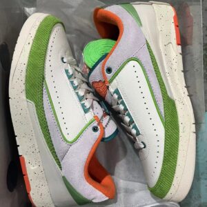 Nike Air Jordan 2 Retro Low X Titan Sail Orange DV6206-183 Women's Size 6