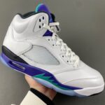 Nike Air Jordan 5 Retro Grape Size 8 136027-108 Brand New