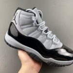 JORDAN 11 Black and Red Velvet Men's and Women's Shoes 36--676