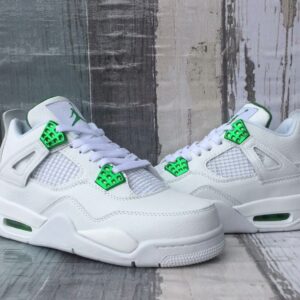 JORDAN 4 white and red (button) men's shoes: 40--476