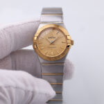 Omega Constellation OMEGA Co-Axial Master Chronometer - 36mm Steel Case - Yellow Gold Dial