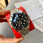 Omega Seamaster Diver 300M Chronograph Steel 44mm Black Dial