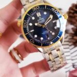 Omega Seamaster Diver 300m 18K/SS with Blue Dial