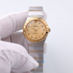 Pre-Owned Omega Constellation Yellow Steel and Yellow Gold Ladies Watch 131.20.28.60.58.001