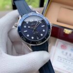 Omega Seamaster Diver 300m with Blue Dial on Strap