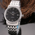 Omega DeVille Prestige Stainless Steel Watch Black 424.10.40.20.03.001