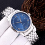 Omega De Ville Prestige Co-Axial 36.8 mm Blue Dial Steel Men's Watch 424.10.37.20.03.00
