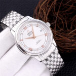 OMEGA De Ville Prestige Co-Axial Silver Dial Men's Watch