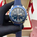 Pre-Owned Omega Seamaster Planet Ocean Chronograph - leather strap