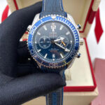 Omega Seamaster Planet Ocean 600 M Co-Axial Master Chronometer Chronograph -leather strap