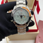 Omega Seamaster Planet Ocean 600M Chronograph Titanium On Titanium Grey Dial Exact 1:1 Super Clone 9900 Swiss Movement Replica Watch