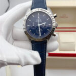 Omega Speedmaster Professional with Blue Dial - Diamonds