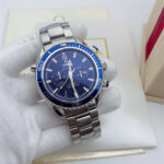 Omega Seamaster Planet Ocean Blue Tachymeter Blue Dial Stainless Steel Strap 80239