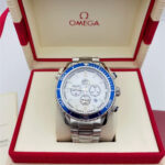 Omega Seamaster Planet Ocean Chronograph Blue White Dial