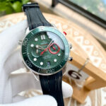 Omega AMERICA'S CUP Seamaster 300m Chronograph 44mm Green Dial- Leather Strap