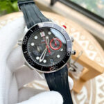 Omega AMERICA'S CUP Seamaster 300m Chronograph 44mm Black Dial-Leather Strap
