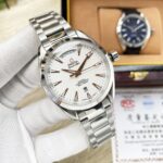 Omega Seamaster Aqua Terra Automatic Chronometer 41.5mm Day-Date White Dial
