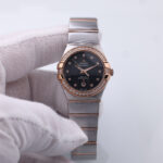 OMEGA Constellation 24MM BRN Dial DIA Women's Watch