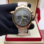 Omega Speedmaster Racing Co-Axial Chronometer Grey Dial Rose Gold Case