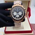 Omega Speedmaster Racing Co-Axial Chronometer Black Dial Rose Gold Case