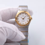 Omega Constellation Mother of Pearl Dial Stainless Steel and 18kt Yellow Gold Watch