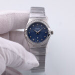 Omega Constellation Blue Dial Ladies Watch
