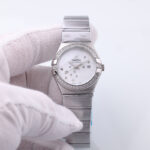 Omega Constellation Co-Axial 27mm White