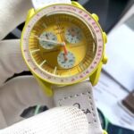 Omega Swatch Omega Swatch X Omega Moonswatch Pluto Yellow Dial