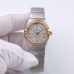 Omega Constellation Medium 18k Yellow Gold & Steel & Diamonds 28mm