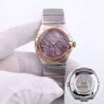 Omega Constellation Women's Watch - Purple Dial