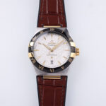 OMEGA Constellation Co-Axial AUTO 41MM LTHR Men's Watch Yellow Gold