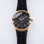 Omega constellation co axial master chronometer 41 mm Rose gold black