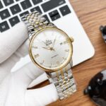 Omega Watches De Ville Prestige Mens 39.5mm Automatic Co-Axial Date Mens Yellow Gold O42410402002003