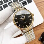 Omega Watches De Ville Prestige Mens 39.5mm Automatic Co-Axial Date Mens Black O42410402002003