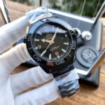 Omega Seamaster Planet Ocean GMT Deep Black Watches In Ceramic