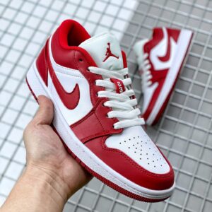 Jordan 1 Low Gym Red White 553558-611 Men's Size ,Pink 36-398