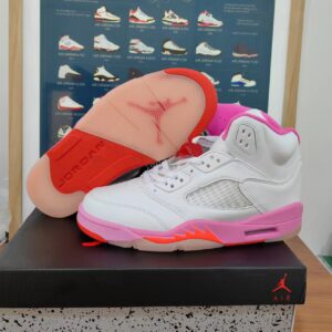 Older Kids' Air Jordan 5 'Pinksicle and Safety Orange
