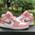 Pure original Air Jordan 1 Low White Powder Item No.: 553560-616 Size: 36-4618