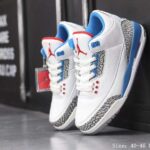 Air Jordan 3 OG True Blue On Feet